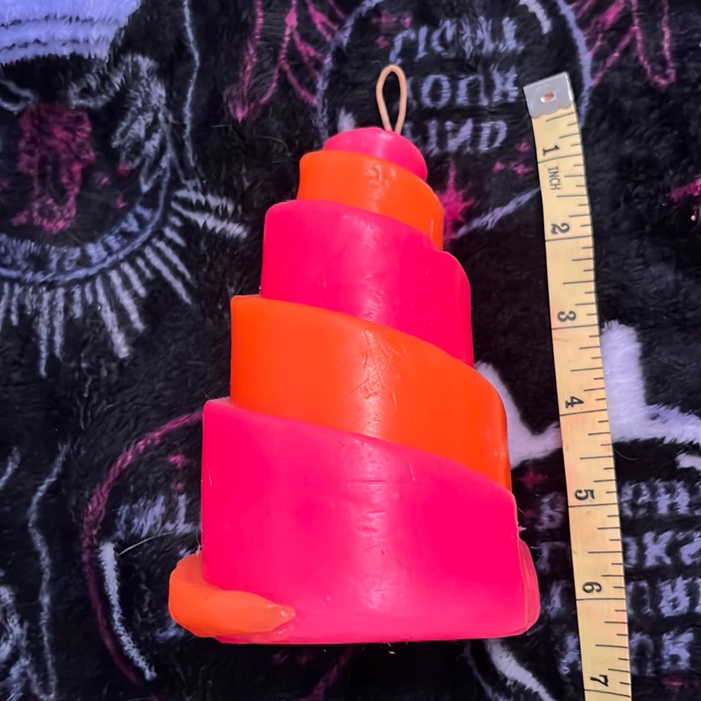 🧿🧿🧿 SOLD🧿🧿🧿 TRIPPY Psychedelic BLACK 💡 LIGHT 🌀 CANDLE 🕯️ VINTAGE GLOWS - Picture 1 of 5